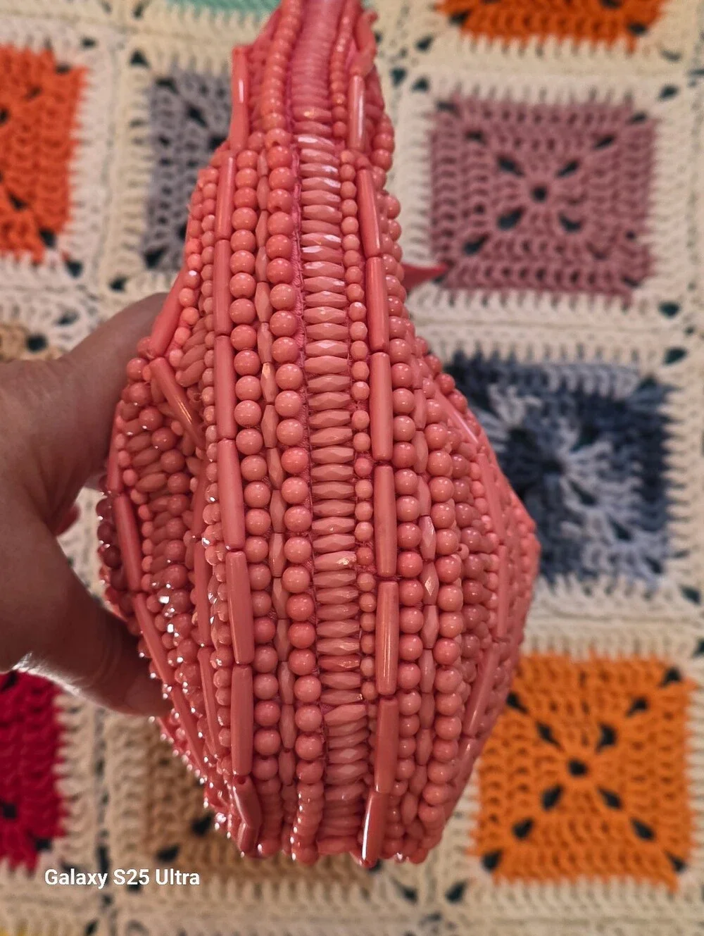 Viral Pink Tiktok Trend Beaded Bag Handcrafted In India